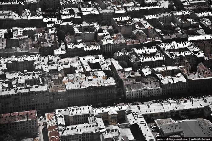 Aerial Photographs of Russian City of Saint Petersburg (45 pics)