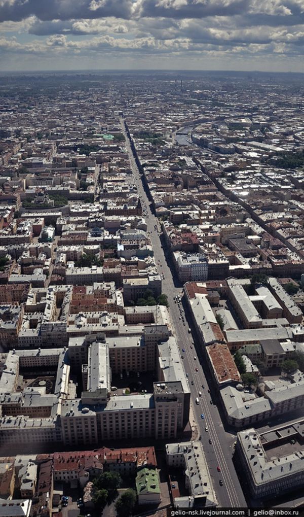 Aerial Photographs of Russian City of Saint Petersburg (45 pics)