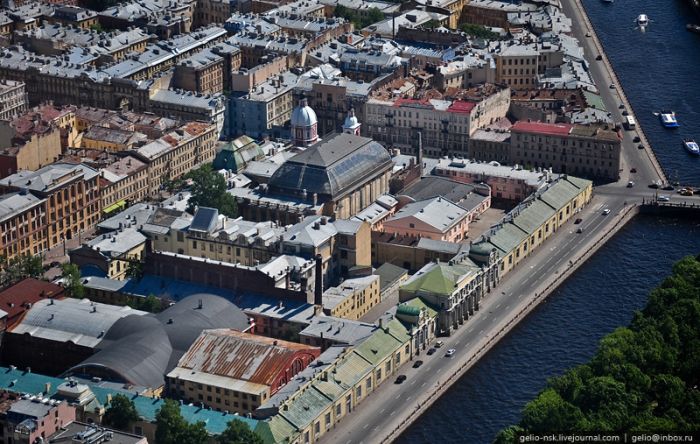 Aerial Photographs of Russian City of Saint Petersburg (45 pics)