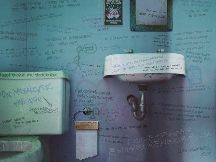 Bathroom Graffiti (51 pics)