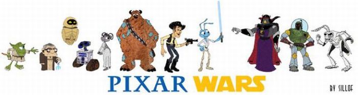 Pixar Star Wars (12 pics)