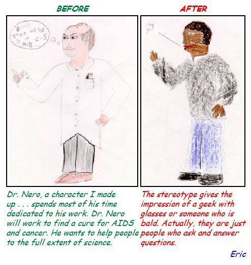 Kids Draw Scientists Before and After a Visit to Fermilab (30 pics)