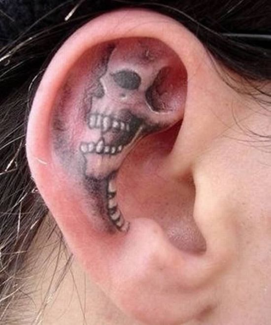 The Craziest Ear Tattoos (13 pics)