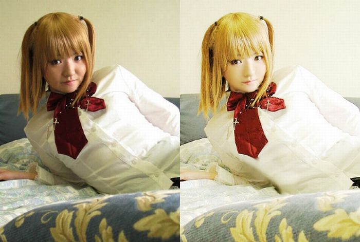 Cosplay Girls Before And After Photoshop (31 pics)