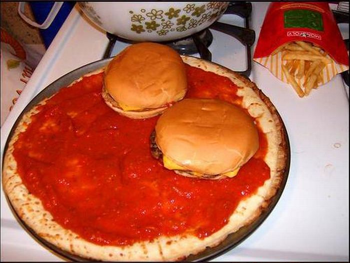 All-in-One Fast Food Pizza (6 pics)