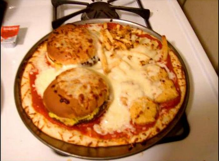 All-in-One Fast Food Pizza (6 pics)
