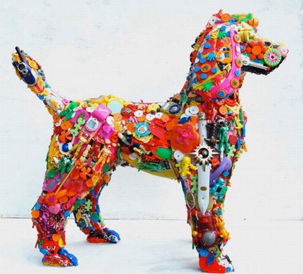 Terrific Works of Art Made From Common Trash (40 pics)