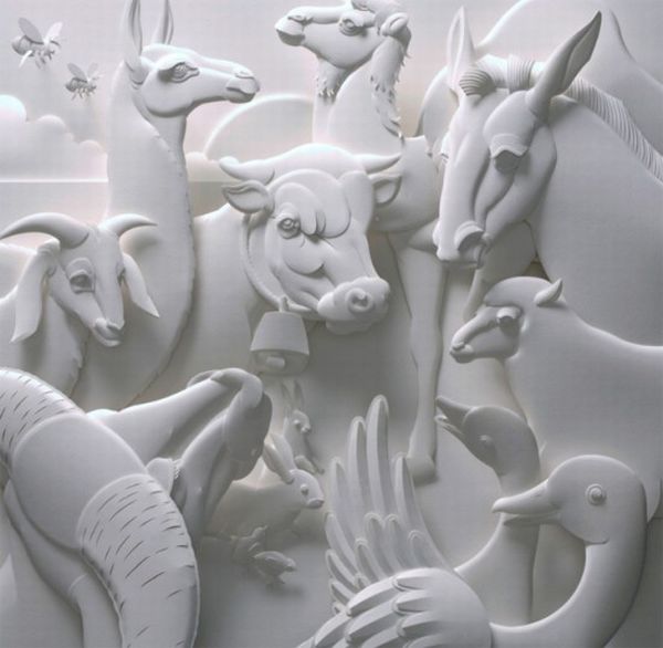 Beautiful Paper Sculptures (10 pics)