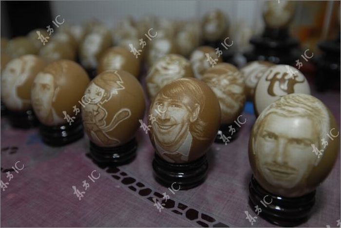 World Cup Egg Carving (13 pics)