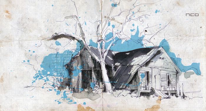 Sketches of Florian Nicolle (38 pics)