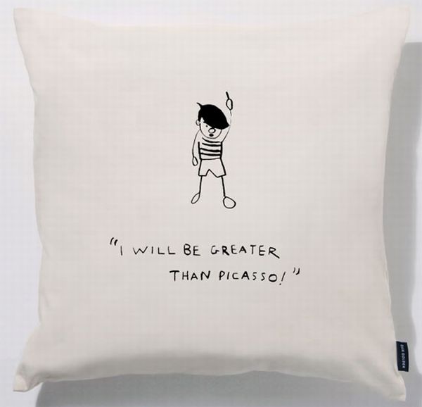 Fun Illustrations on Pillows and Rugs (11 pics)