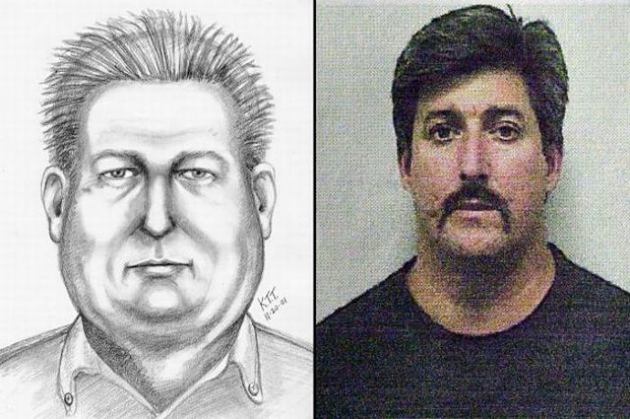 Police Sketches vs. Mugshots (15 pics)