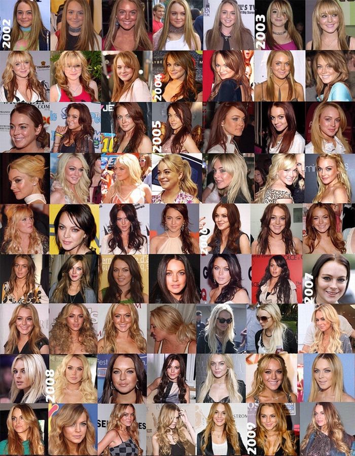 Celebrity Hair Evolutions (12 pics)