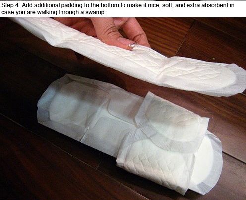 How To Make Slippers Out Of Sanitary Pads (7 pics)