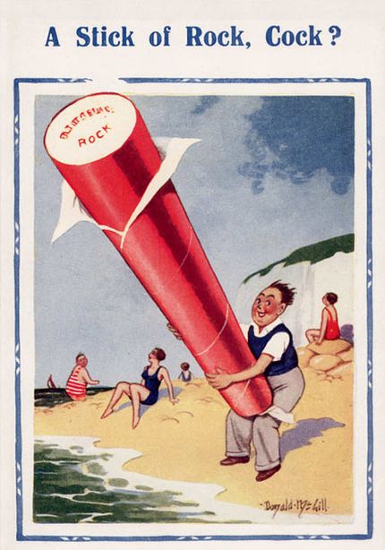 Banned Saucy Seaside Postcards by Donald McGill (13 pics)