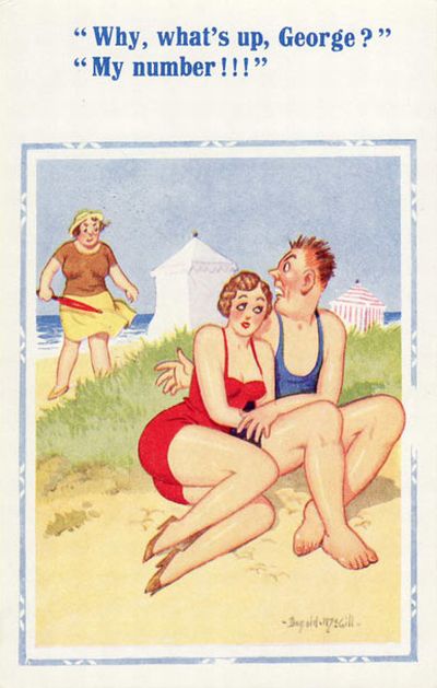 Banned Saucy Seaside Postcards by Donald McGill (13 pics) .