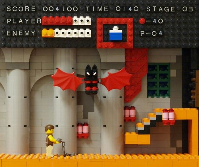 Classic Video Game Scenes Recreated in LEGO (11 pics)