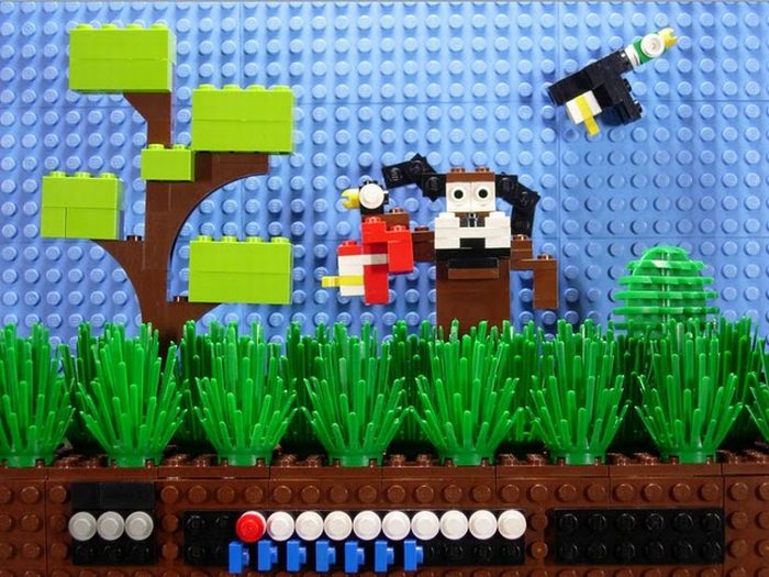 Classic Video Game Scenes Recreated in LEGO (11 pics)