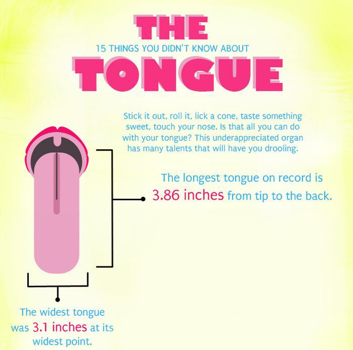 15 Things You Didn't Know About Tongue (infographic)
