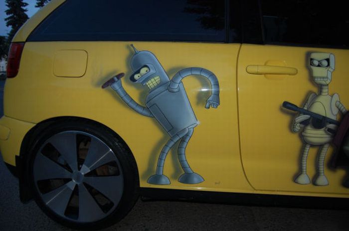 Car of a Futurama Fan (12 pics)