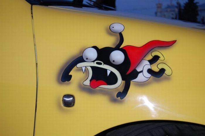 Car of a Futurama Fan (12 pics)