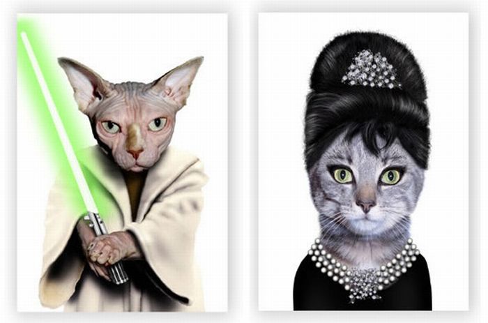 Pets as Famous People (9 pics)