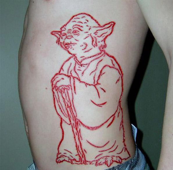 Insane Scarification Tattoos (25 pics)