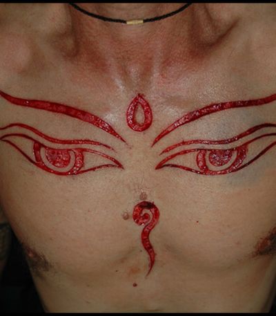 Insane Scarification Tattoos (25 pics)