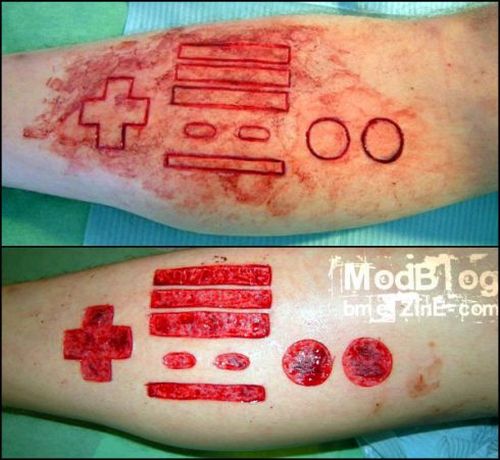 Insane Scarification Tattoos (25 pics)