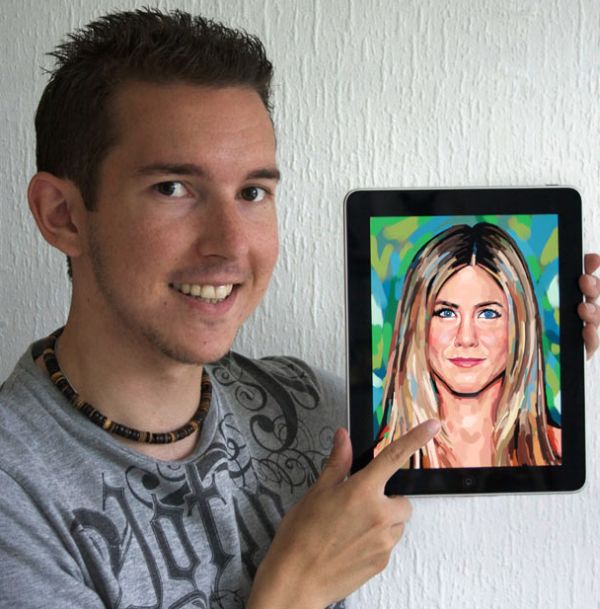 Apple iPad Portraits of Celebrities (19 pics)