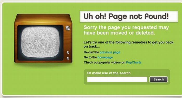 The Best of 404 Error Pages. Part 2 (32 pics)