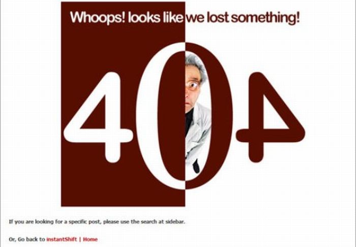 The Best of 404 Error Pages. Part 2 (32 pics)