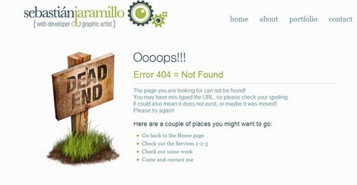 The Best of 404 Error Pages. Part 2 (32 pics)