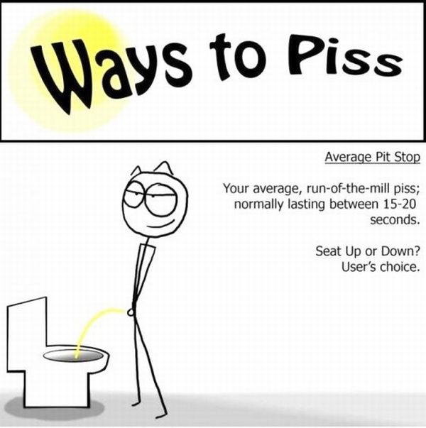 Ways to Piss (3 pics)