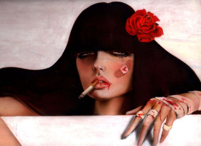Smoking Girls by Brian M. Viveros (45 pics)