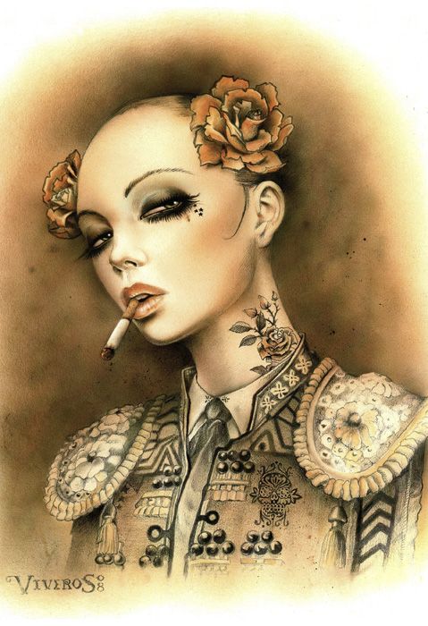 Smoking Girls by Brian M. Viveros (45 pics)