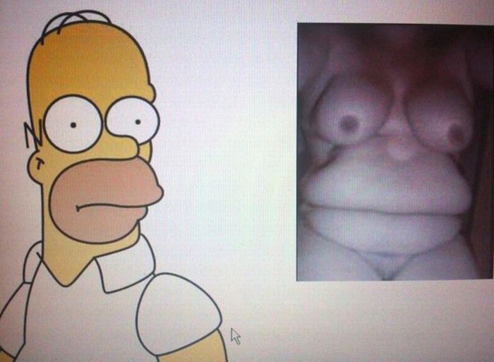 OMG. Homer Simpson's Doppelganger (NSFW picture)