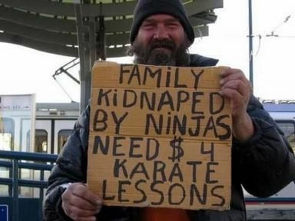 Awesome Homeless Signs (25 pics)