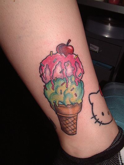 Ice Cream Tattoos (30 pics)