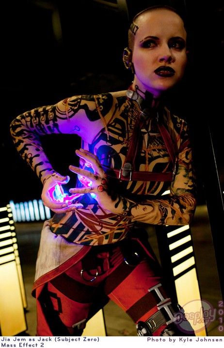 Jia Jem as Jack from Mass Effect 2 (18 pics)