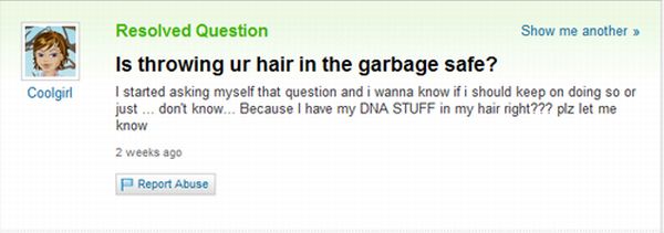 The Best of Yahoo! Answers. Part 3 (45 pics)