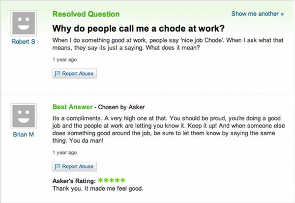 The Best of Yahoo! Answers. Part 3 (45 pics)