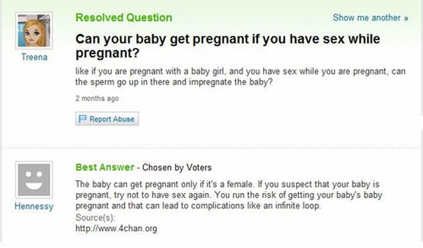 The Best of Yahoo! Answers. Part 3 (45 pics)