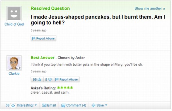 The Best of Yahoo! Answers. Part 3 (45 pics)