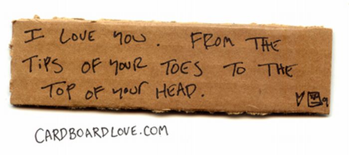 Cardboard Love (88 pics)