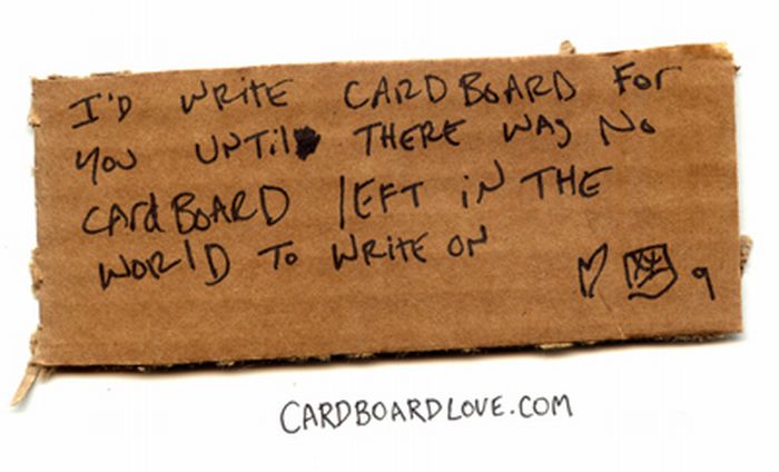 Cardboard Love (88 pics)