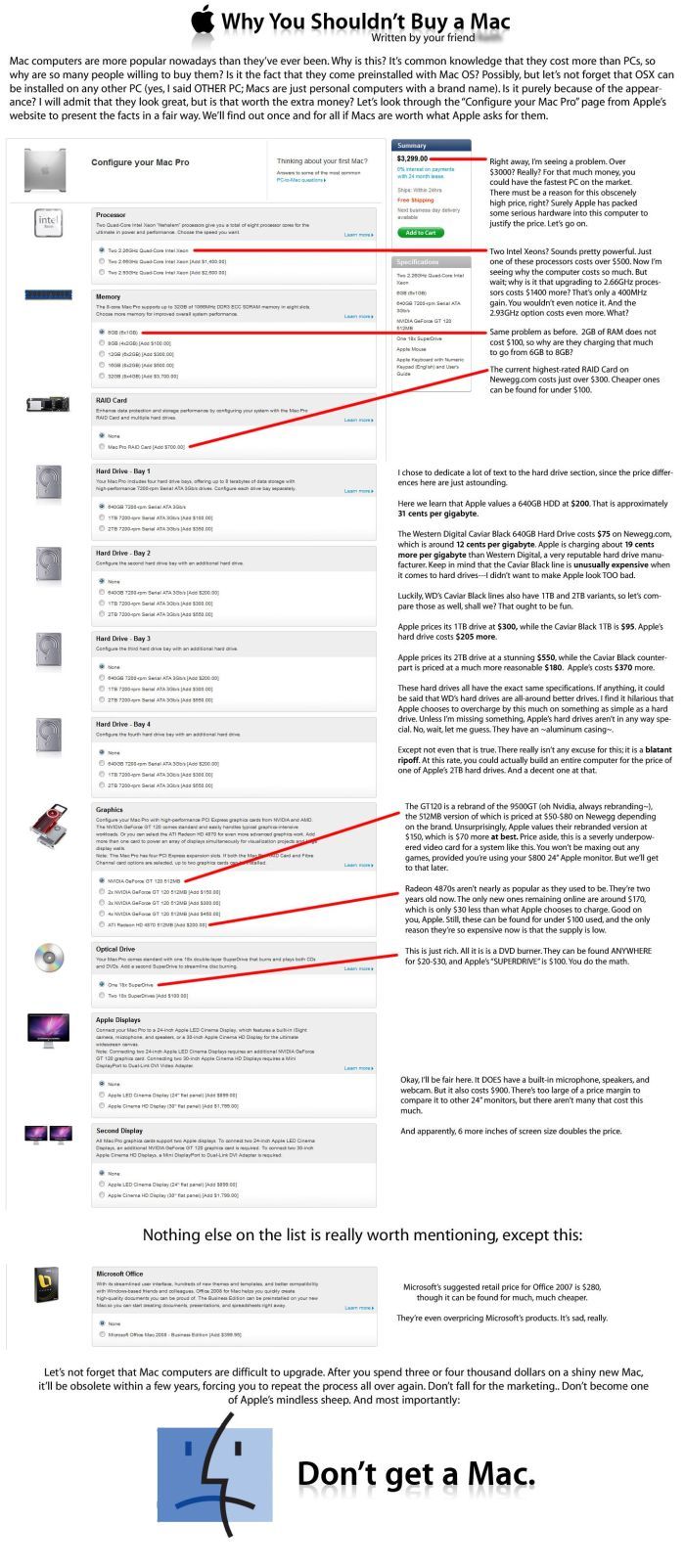 Why You Shouldn't Buy a Mac (1 pic)