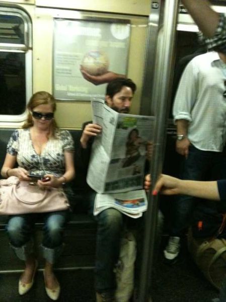 Celebrities in Subway (14 pics)