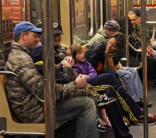 Celebrities in Subway (14 pics)