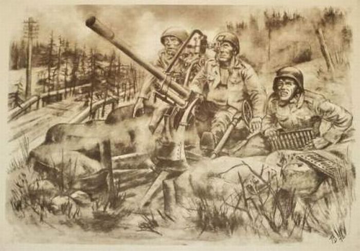 WWII Pencil Drawings (12 pics)